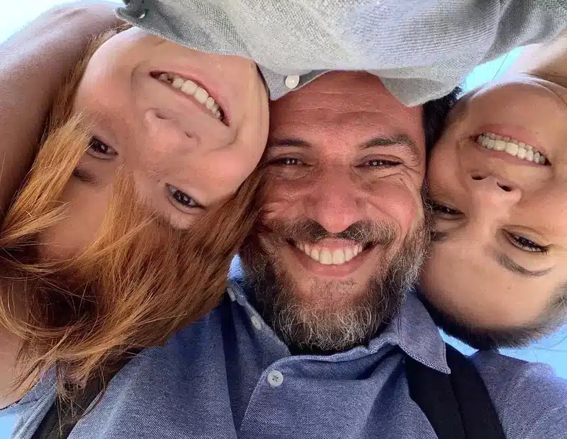 Betty Baumgarten, Rodrigo Lombardi e o filho, Rafael (Foto: Reprodução)