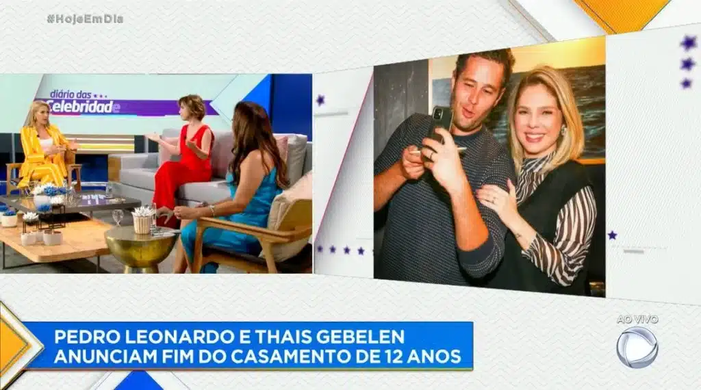 Ana Hickman fala sobre a separação de Pedro Leonardo no quadro "Diário das Celebridades" (Foto Reprodução/Internet)