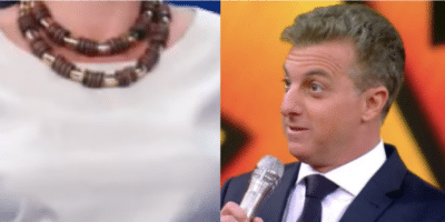 Luciano Huck ficou em choque ao se deparar com a nova realidade de uma atriz (Foto Reprodução/Montagem/Aaron Tura Tv)