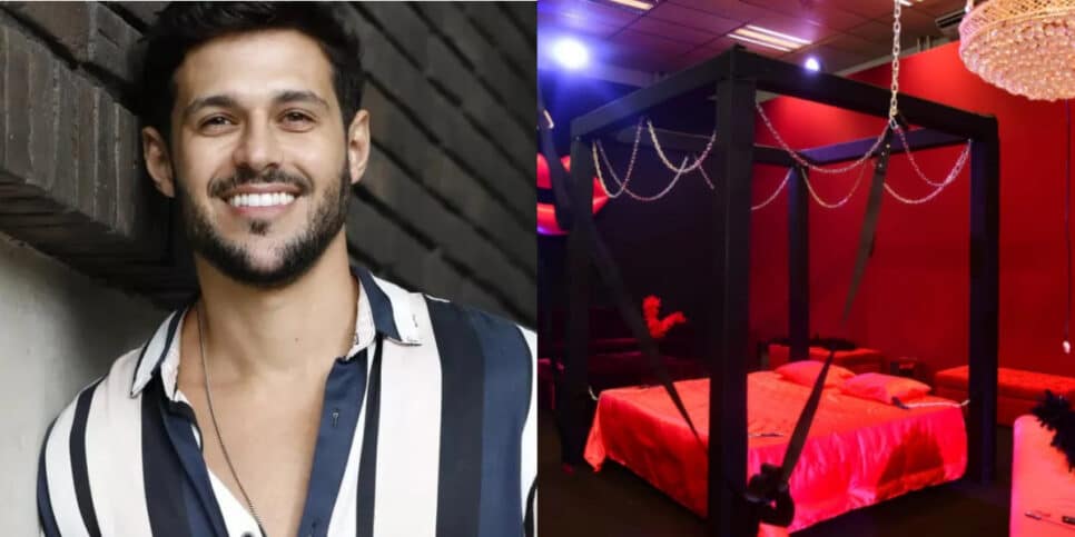 Rodrigo Mussi beija muito e estreia quarto sexual na Farofa da Gkay (Imagem Reprodução Internet))