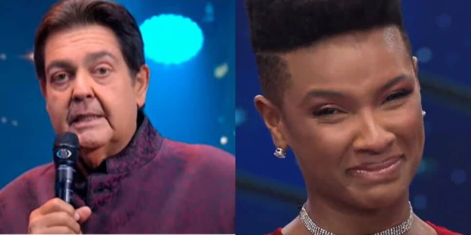 Faustão faz bailarina chorar com declaração (Imagem Reprodução Internet)