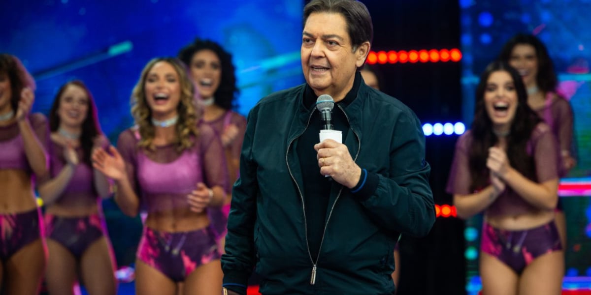 Faustão faz bailarina chorar com declaração (Imagem Reprodução Internet)