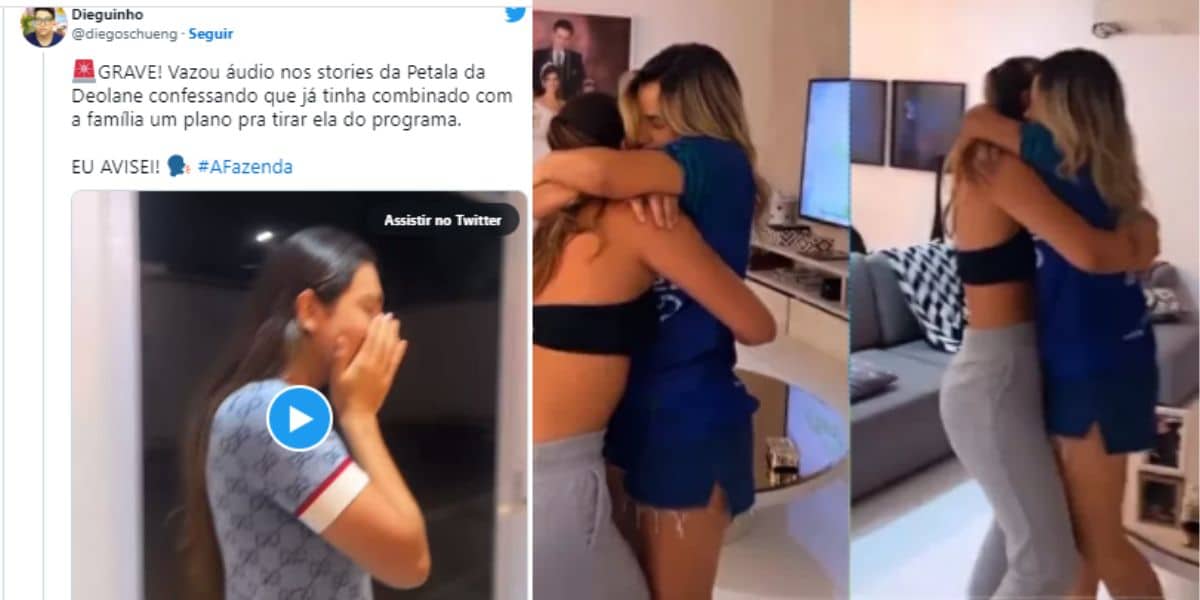 Pétala Barreiros reencontrou Deolane e acabou causado uma polêmica ao deixar áudio vazar