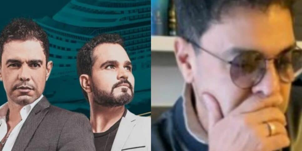 Zezé Di Camargo expôs bastidores com Luciano (Foto: Montagem)