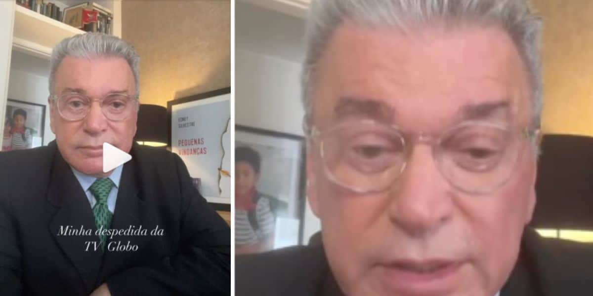 Demitido pela Globo, Edney Silvestre chora e desabafa em vídeo: "Você não vai mais me ver"