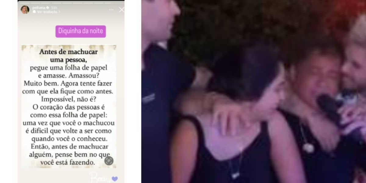 Poliana Rocha dispara após João Guilherme postar vídeo com Leonardo: “Você o machucou”