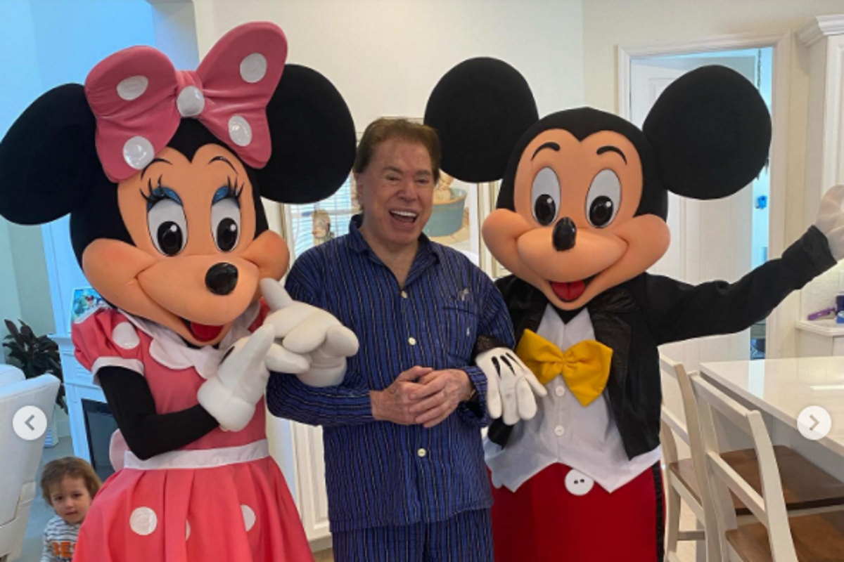 Silvio Santos em Orlando (Foto Reprodução/Internet)