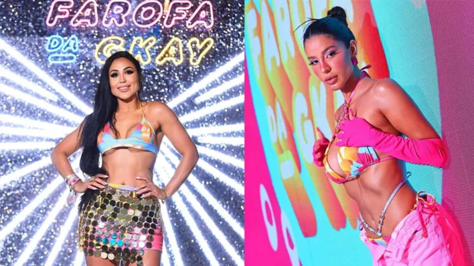 Irmã de Deolane ameaça Kerline em Farofa da Gkay