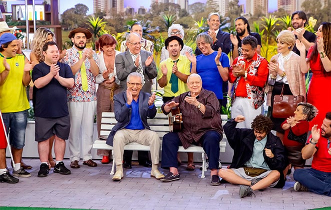 Programas como "A Praça é Nossa" deve despontar nos primeiros meses do ano de 2023, como reprises no SBT (Foto Reprodução/SBT)