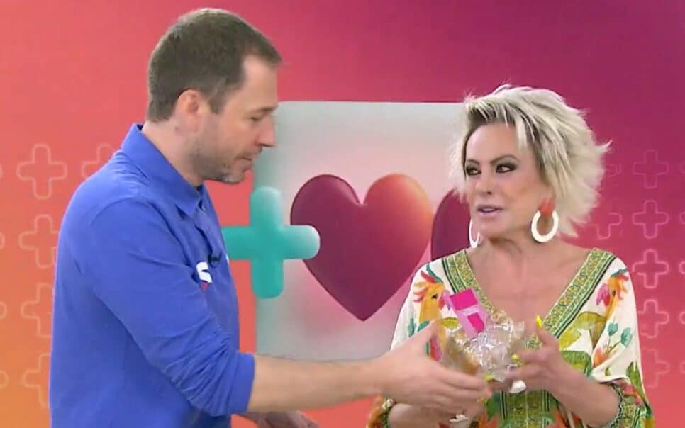 Ana Maria Braga afirma que Tiago Leifert ‘é seu namorado’ (Foto: Reprodução)