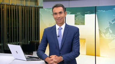 O âncora do Jornal Hoje fez uma importante declaração na Globo (Foto: Reprodução)