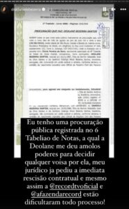 Família Bezerra declarou guerra contra a Record TV (Foto: Reprodução / Instagram)