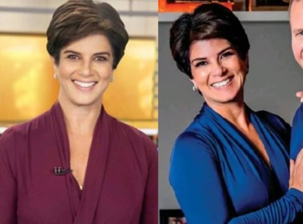 Jornalista Mariana Godoy divulgou foto com o seu amor: Apresentadora da Record TV é casada com estrela da concorrente (Foto: Reprodução / Record TV)