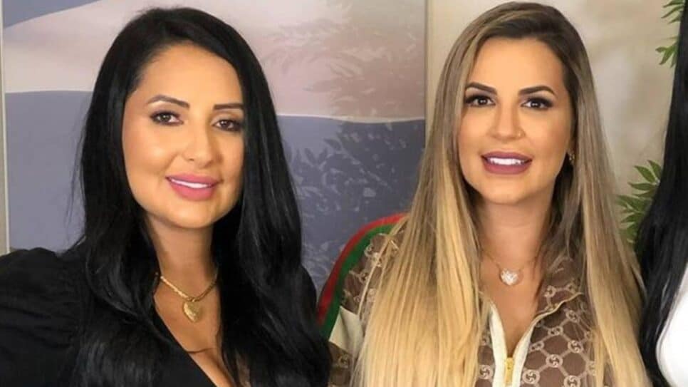 Irmã de Deolane Bezerra tira curativo e mostra nariz detonado