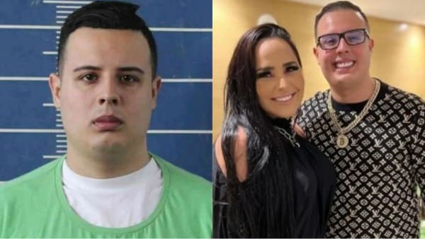 Preso há um mês, marido de Perlla tem foto na prisão exposta