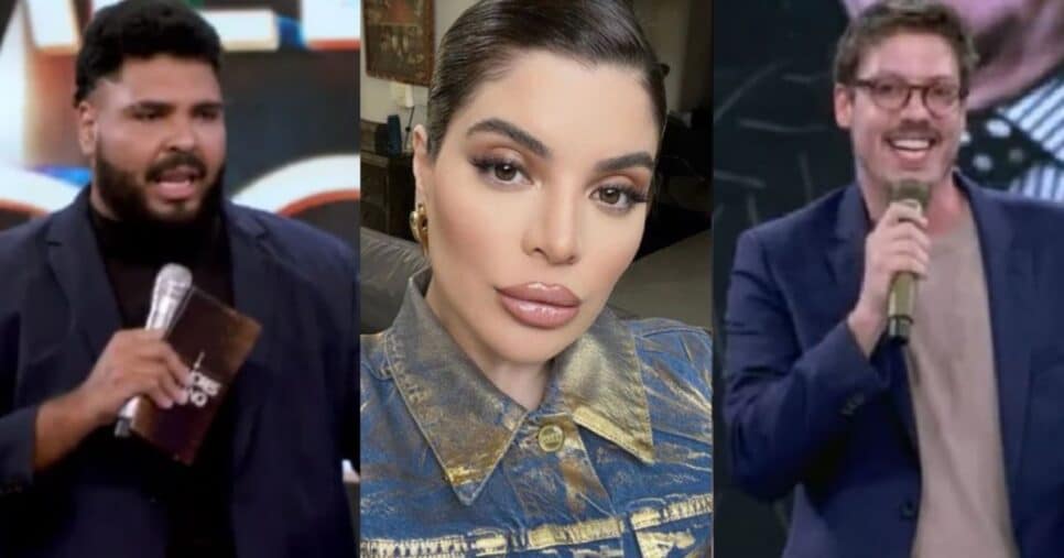 Paulo Vieira, Gkay e Fábio Porchat (Foto: Reprodução)