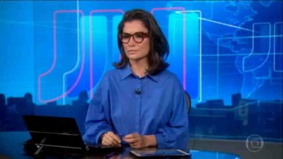 Imagem do post Renata Vasconcellos desmente notícias falsas de bolsonaristas no Jornal Nacional