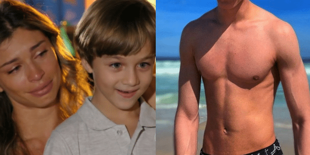 Filho de Grazi Massafera em Flor do Caribe parou Brasil (Foto: Reprodução)