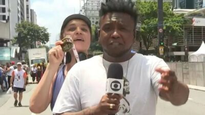 Isabel Teixeira foi ignorada por repórter na Globo (Foto: Reprodução)