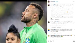 Desabafo de Neymar após sofrer lesão e ficar afastado da Copa do Mundo (Foto: Reprodução / Instagram)