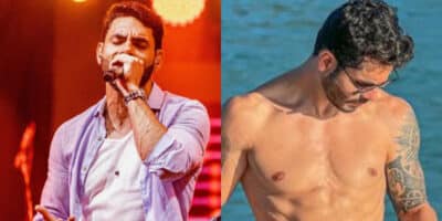  Rodolffo Matthaus enlouquece a web com fotos de sunga branca (Fotos Reprodução/Montagem/Aaron Tura TV)