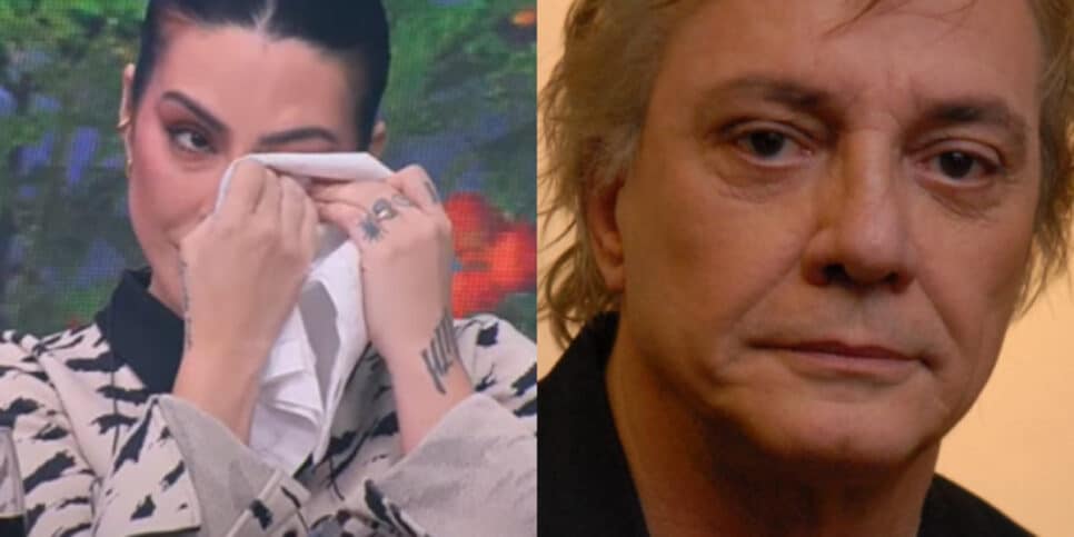 Fábio Junior já fez Cleo Pires chorar em programa ao vivo (Foto Reprodução/Montagem/AaronTuraTv)