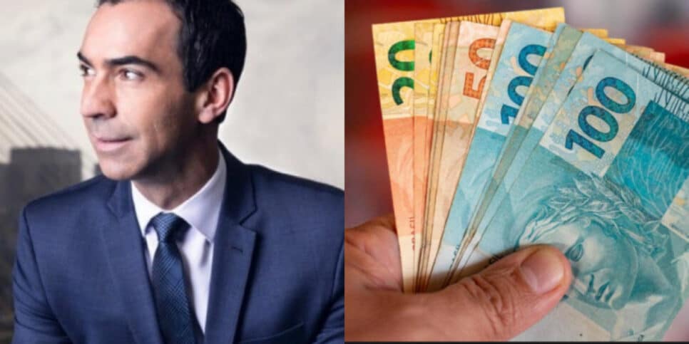 Tente não cair para trás ao ver o salário absurdo que César Tralli ganha na Globo (Foto Reprodução/Montagem/Aaron Tura Tv)