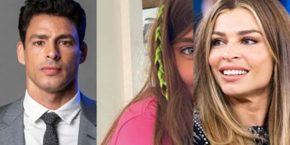 Filha de Cauã Reymond com Grazi Massafera cresceu e, para muitos, é uma das crianças mais lindas do país (Foto Reprodução/Montagem/Fatos da Tv)