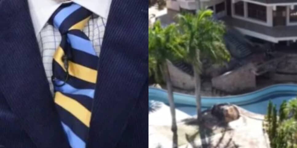 Mansão de apresentador da Globo, avaliada em 15milhões, está abandonada e virou um verdadeiro lixão (Foto Reprodução/Montagem/ Aaron Tura Tv)