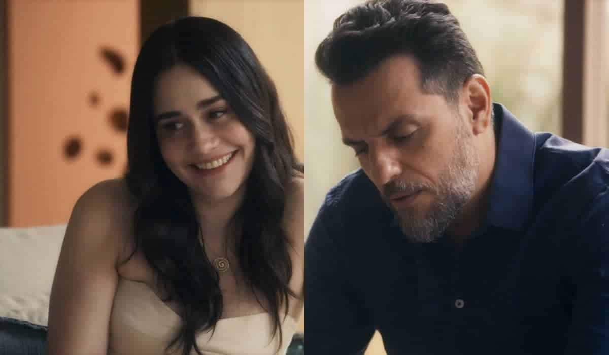 Guida (Alessandra Negrini) e Moretti (Rodrigo Lombardi) em Travessia da Rede Globo