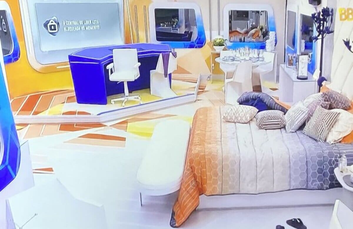 Quarto do líder vazio do BBB23 da Rede Globo