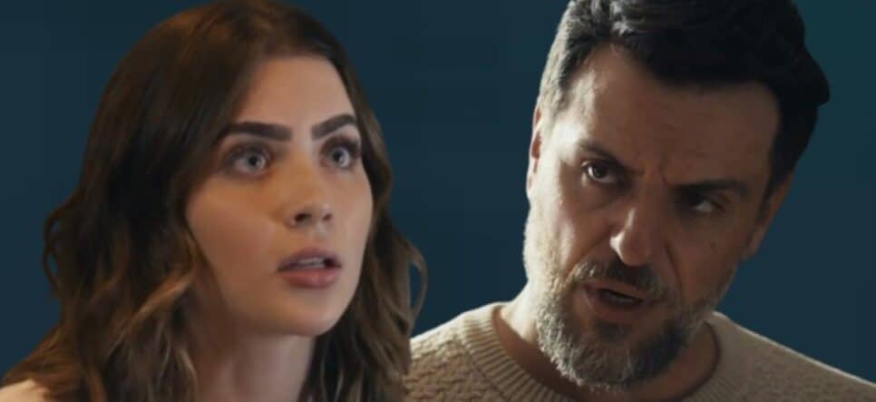 Chiara e Moretti em Travessia da Rede Globo