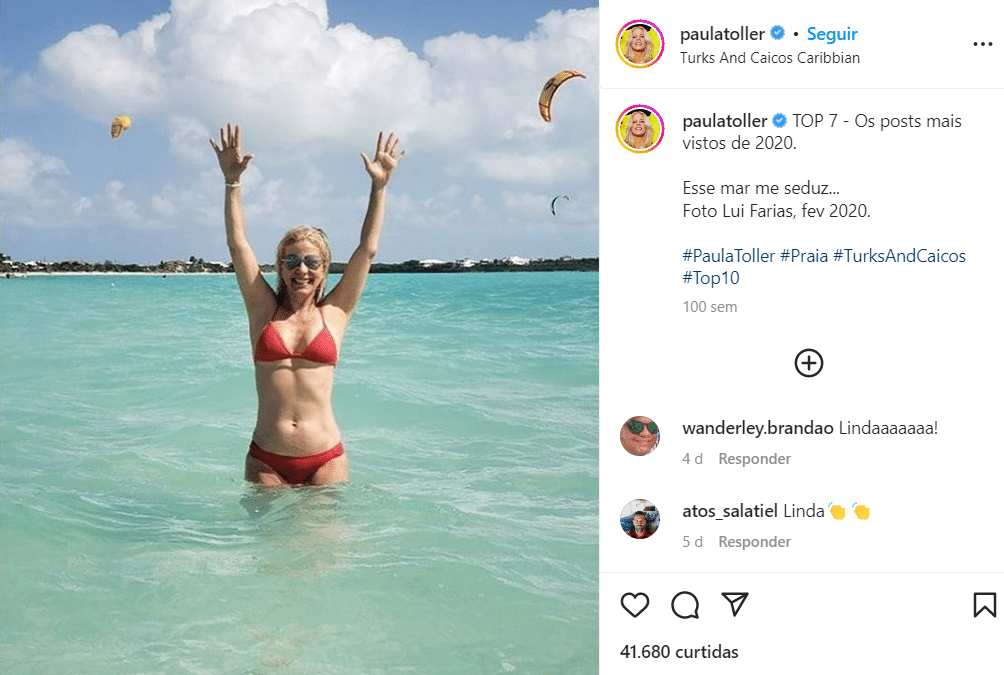 Paula Toller, no auge dos seus 60 anos ainda tem uma beleza estonteante  (Foto Reprodução/Instagram)