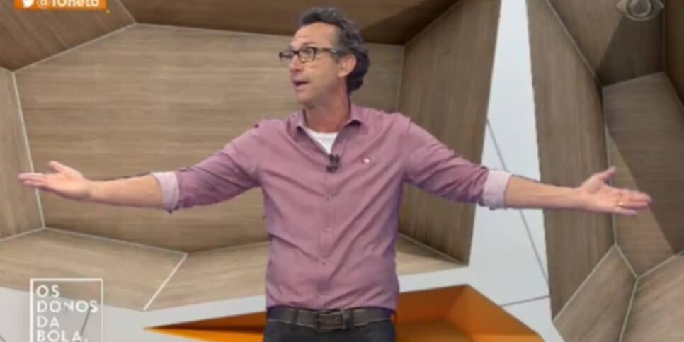 O famoso apresentador de Os Donos da Bola (Foto: Reprodução)