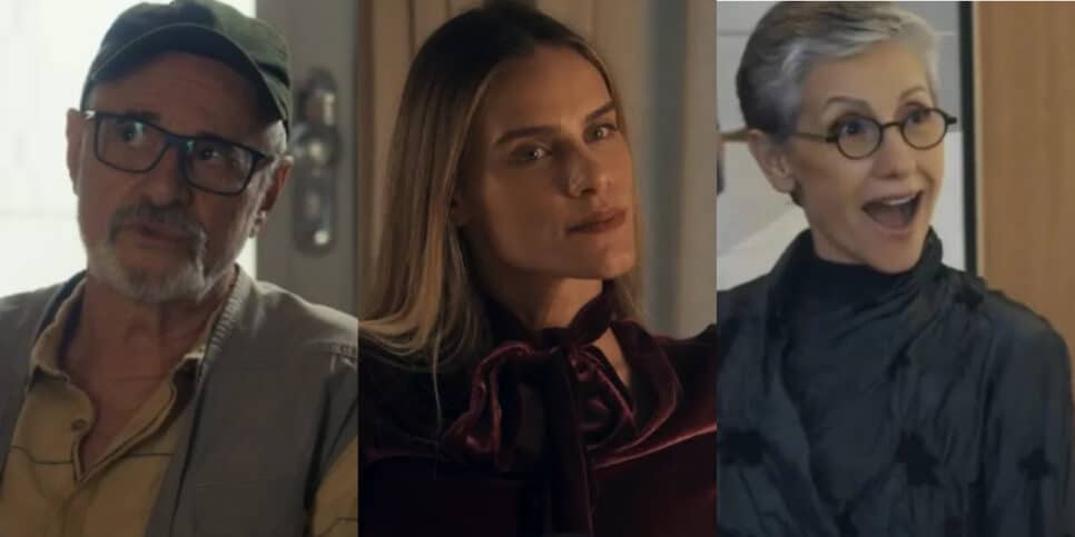 Travessia: Dante e Sara descobrem mentira de Cidália (Imagem Reprodução Globo)