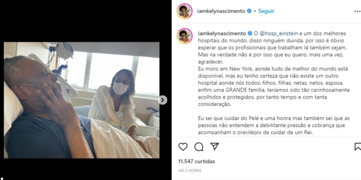 Kely Nascimento, filha do Pelé, faz desabafo forte nas redes sociais (Imagem Reprodução Instagram)