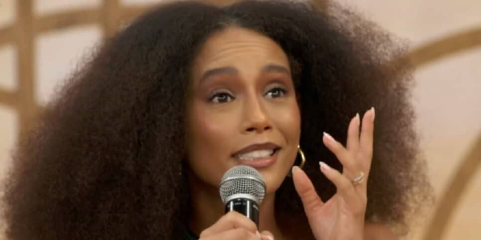 Taís Araújo fica constrangida com comentário de Patrícia Poeta (Imagem Reprodução Internet)