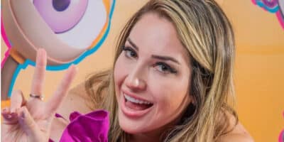 BBB 23: Sem querer, Amanda deixa vazar tatuagem íntima Foto: Reprodução