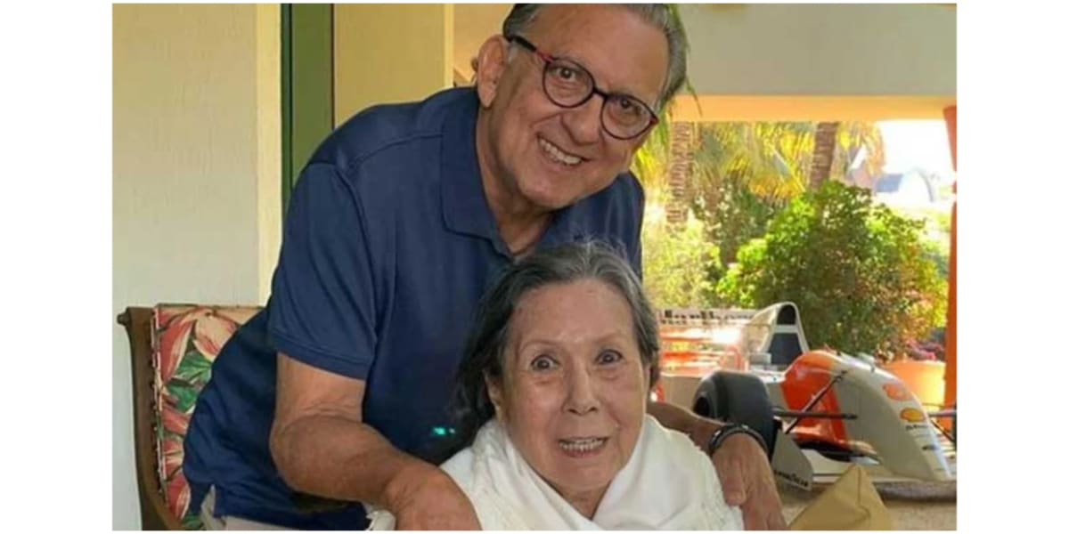 Morre aos 93 anos Mildret dos Santos, mãe de Galvão Bueno (Foto Reprodução Internet)