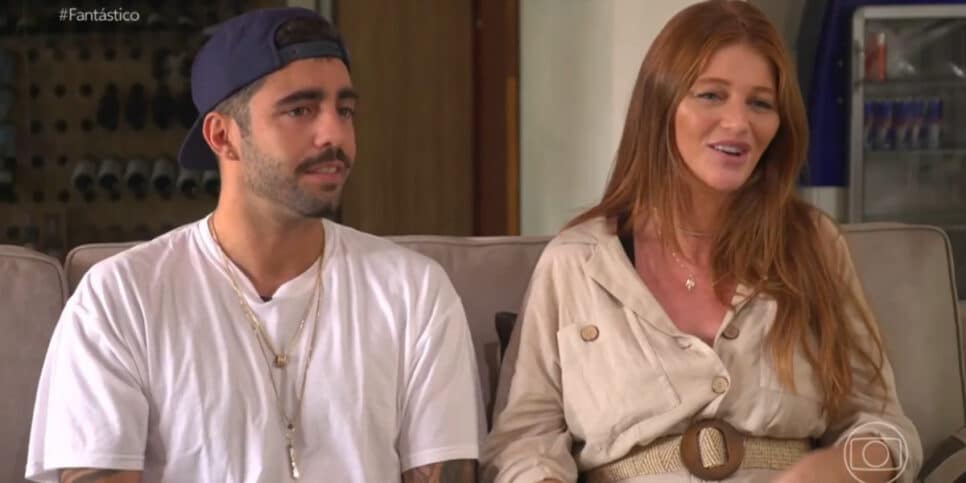Pedro Scooby e Cintia Dicker concedem entrevista para o Fantástico, mas são criticados (Imagem Reprodução Gshow)