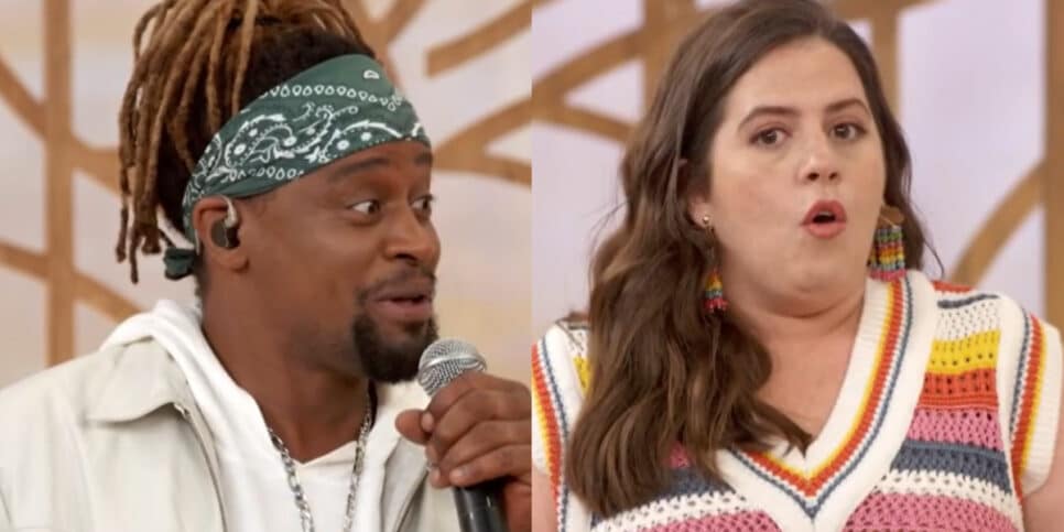 Toni Garrido deixa Tati Machado surpresa com declaração durante Encontro (Imagem Reprodução Gshow)