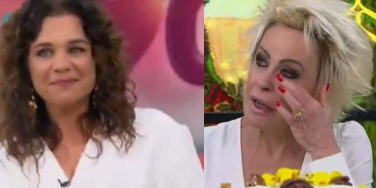 Ana Maria chora ao vivo e manda indireta após ouvir o que atriz disse no Mais Você: "A mentira não sobrevive"