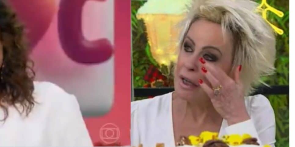 Ana Maria chora ao vivo e manda indireta após ouvir o que atriz disse: "A mentira não sobrevive"