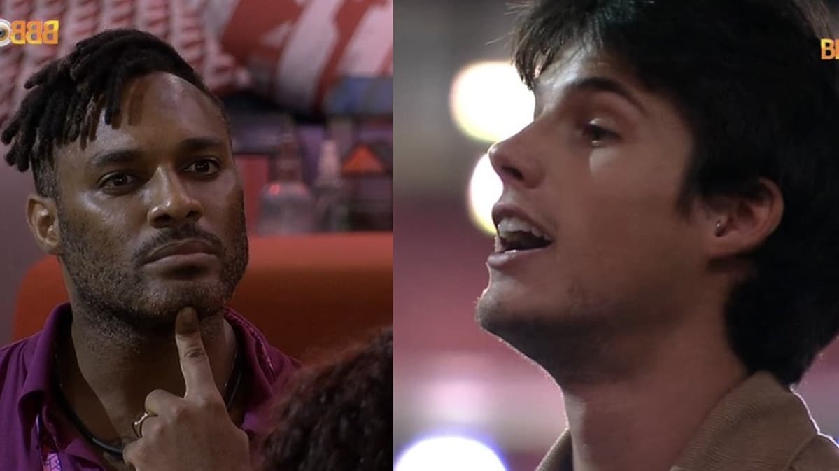 Fred Nicácio e Gabriel Tavares no BBB23 reality da Rede Globo