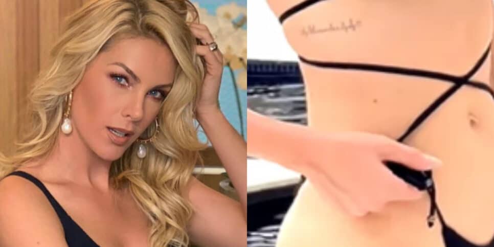 Com corpo de novinha, Ana Hickmann deixou público louco (Foto: Montagem HoraDoBenefício)
