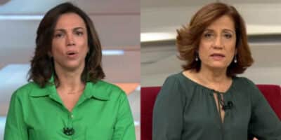 Imagem do post Ana Paula Araújo e Miriam Leitão entram em ‘discussão’ ao vivo e jornalista fica sem voz: “Eu queria falar”