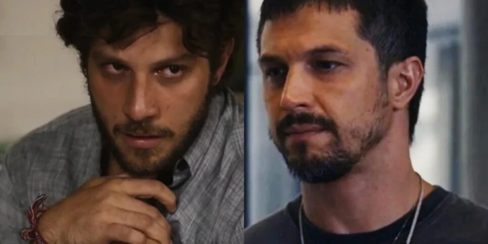 Ari (Chay Suede) e Oto (Romulo Estrela) em Travessia da Rede Globo