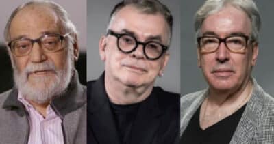 Walther Negrão, Walcyr Carrasco e Alcides Nogueira são alguns dos autores da Globo que já escreveram para o horário das 18h (Foto: Reprodução / Globo / Montagem HoraDoBenefício)