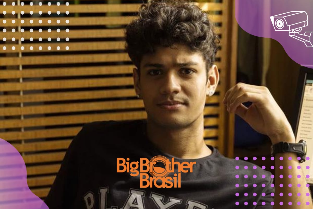 O ator Gabriel Santana participante do BBB23 da Rede Globo