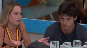 Bruna Griphao e Gabriel têm conversa íntima no BBB23 (Foto: Reprodução / Globoplay)